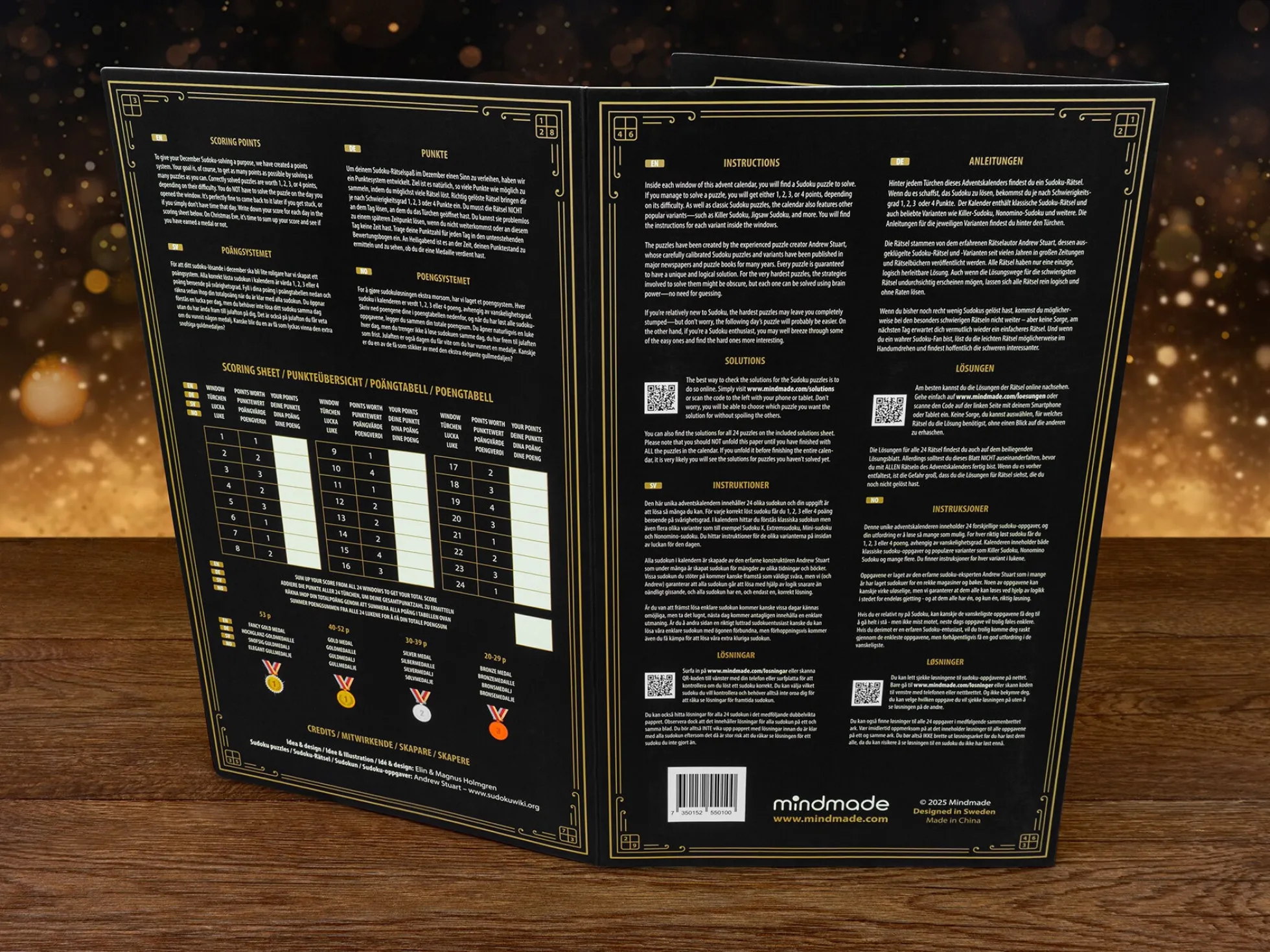 Adventskalender für Sudoku-Liebhaber