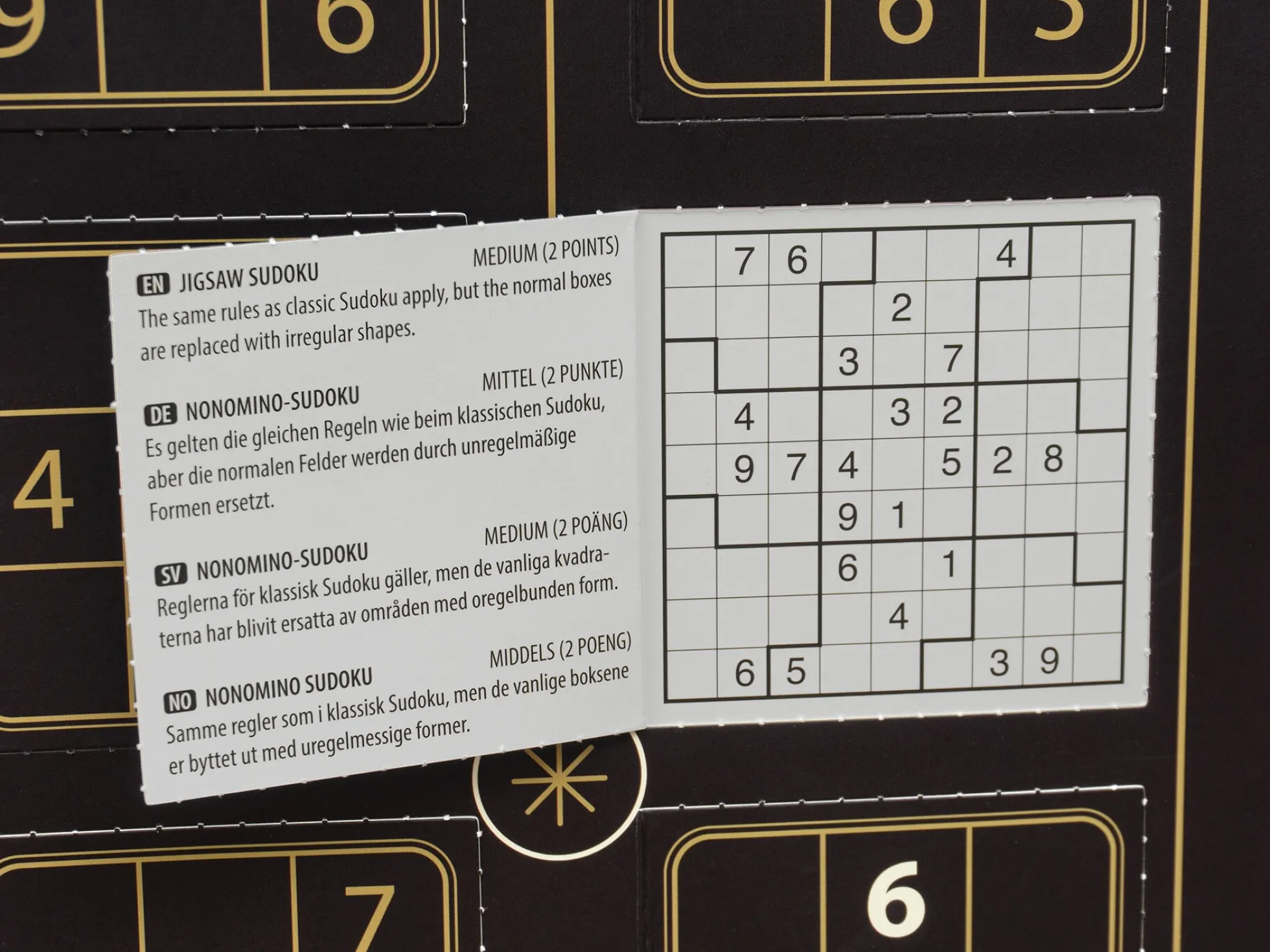 Adventskalender für Sudoku-Liebhaber