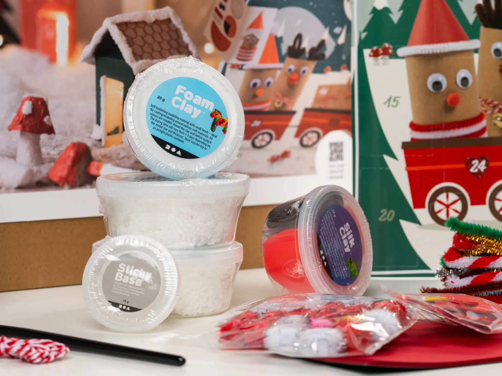 Adventskalender mit Bastelspaß: Recycling