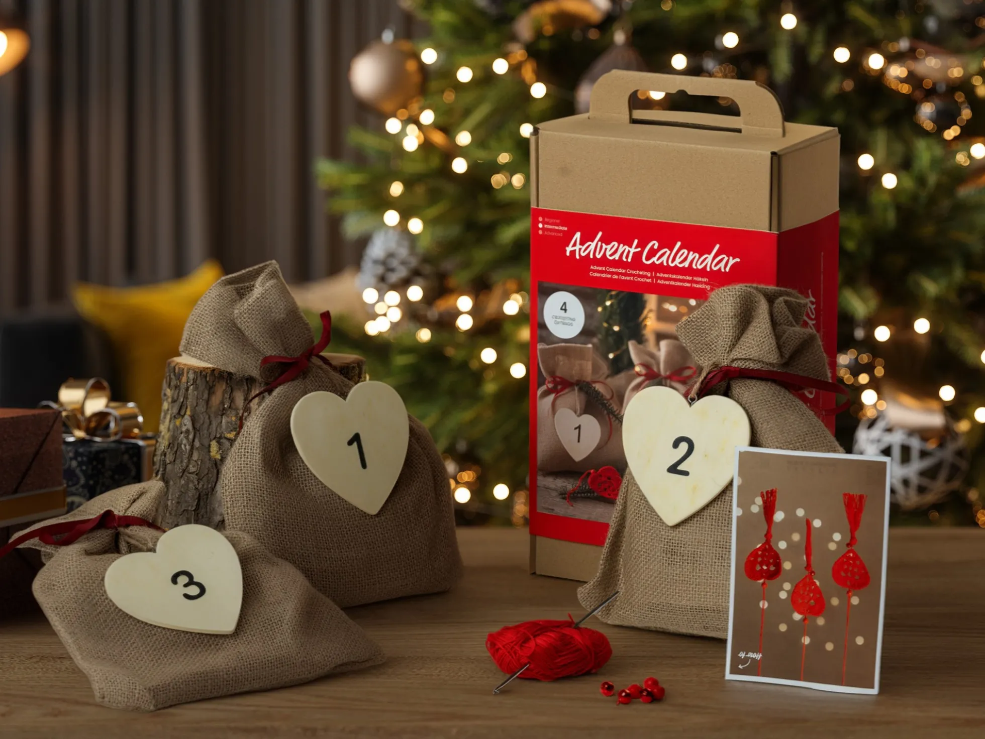 Adventskalender mit Bastelspaß: Häkeln