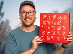 Adventskalender mit Kaffeekapseln