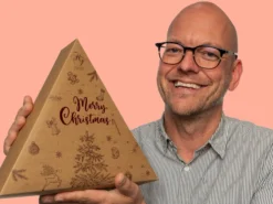 Adventskalender mit Karamellbonbons - Kjaramjel Fabrjkken