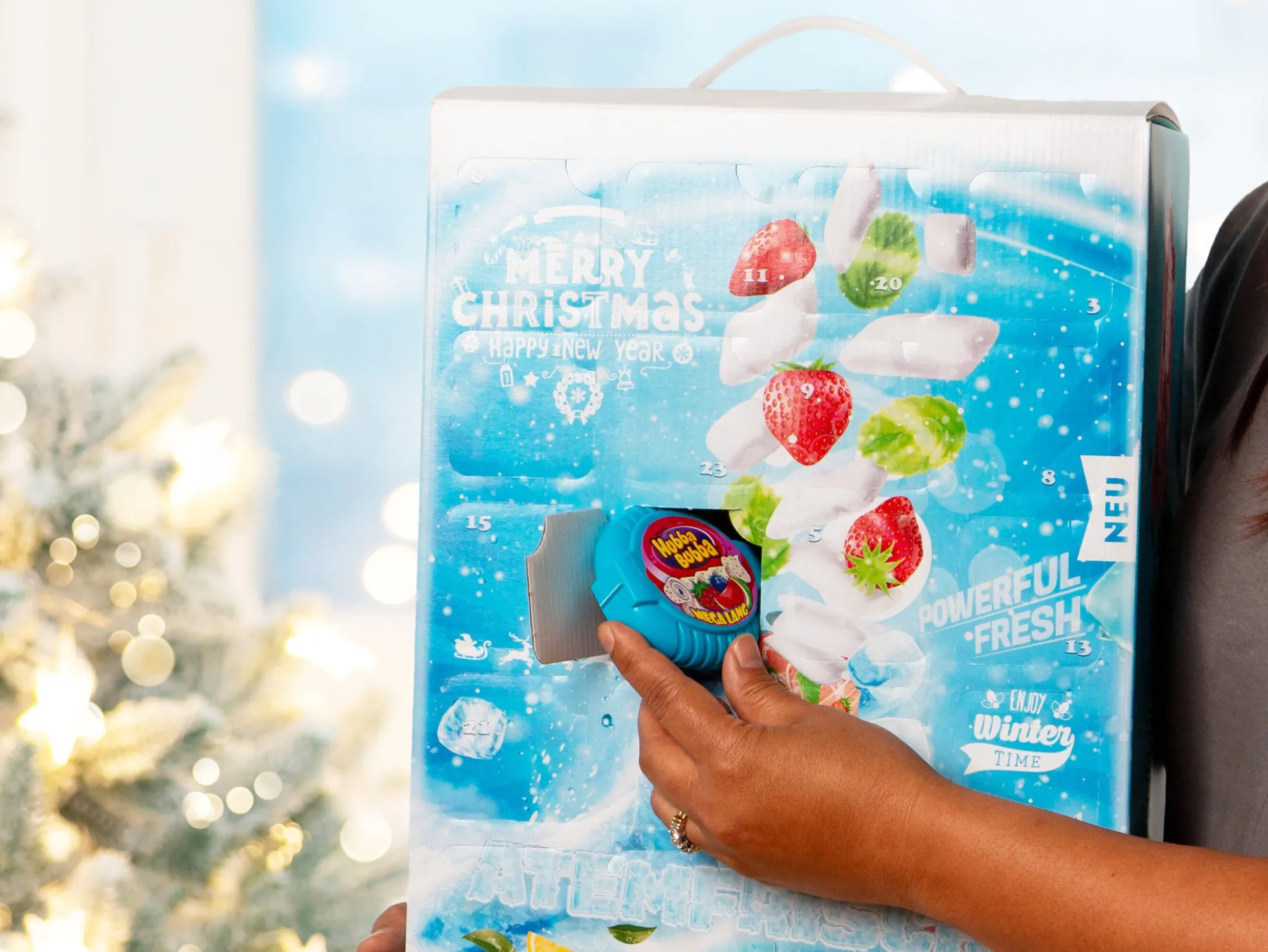 Adventskalender mit Kaugummi