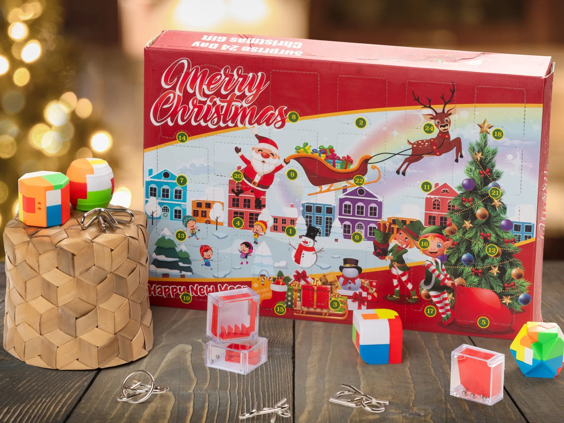 Adventskalender mit Kniffligen Puzzles