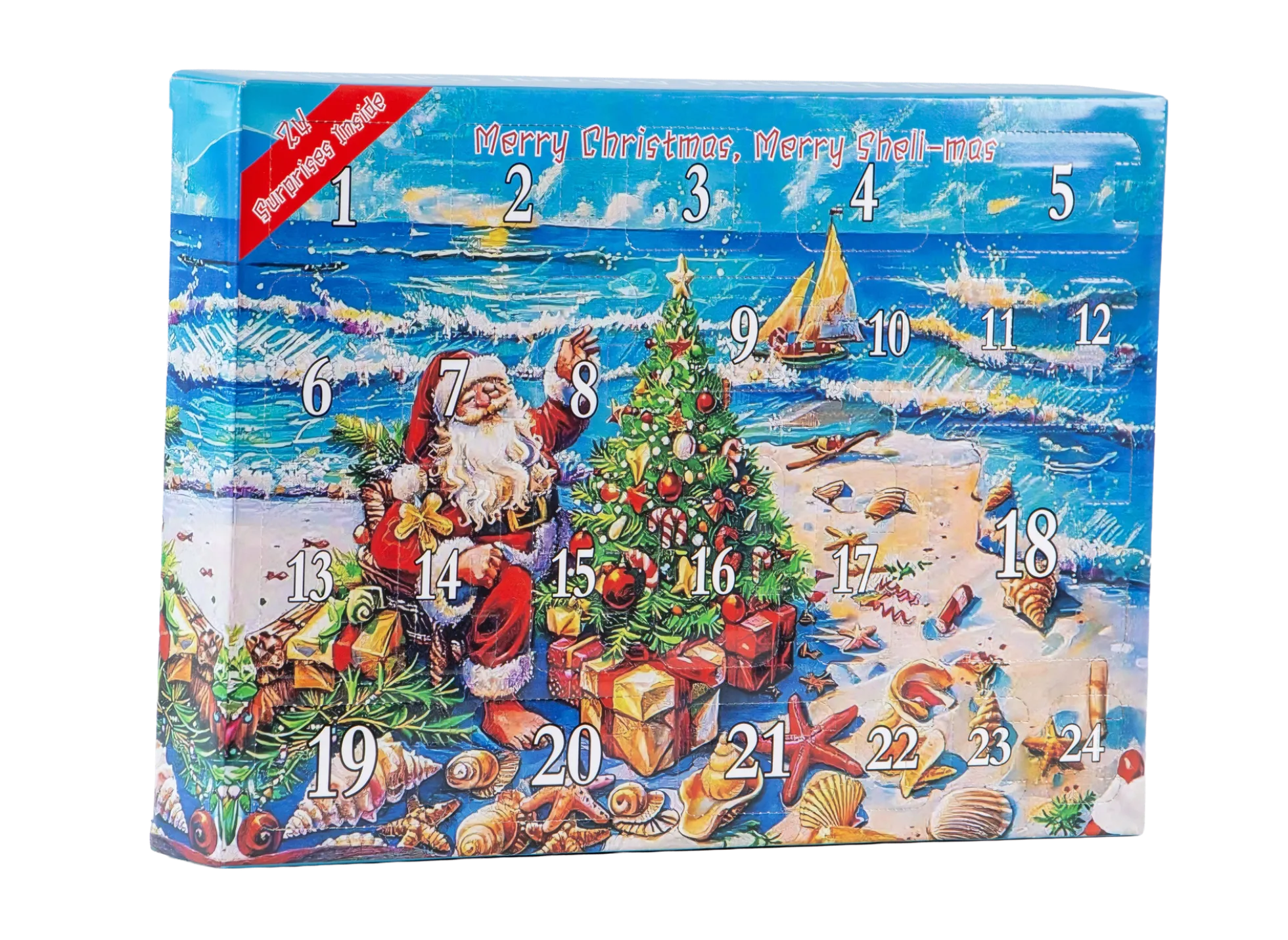 Adventskalender mit Muscheln
