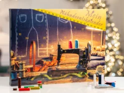 Adventskalender mit Nähzubehör
