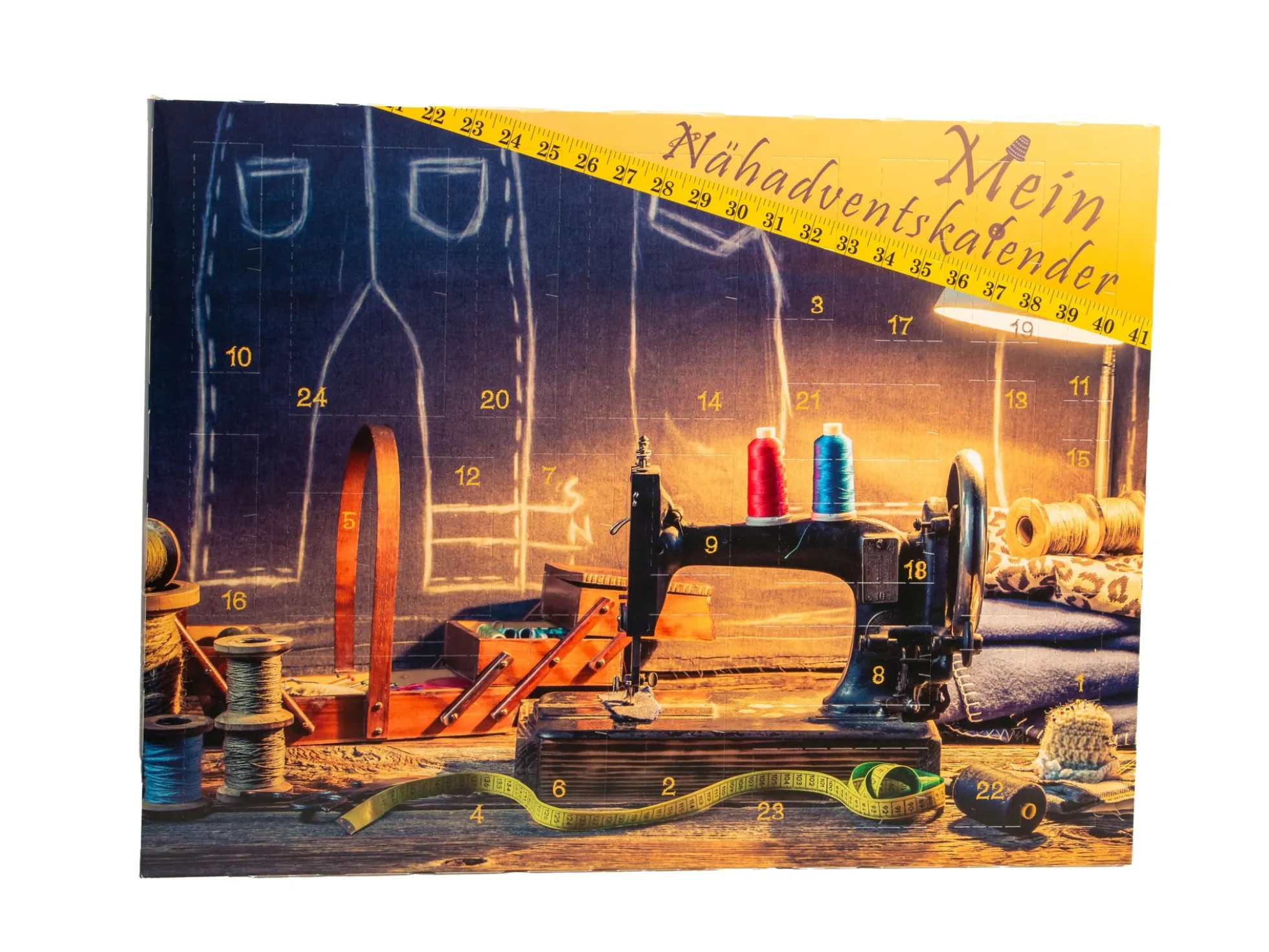 Adventskalender mit Nähzubehör