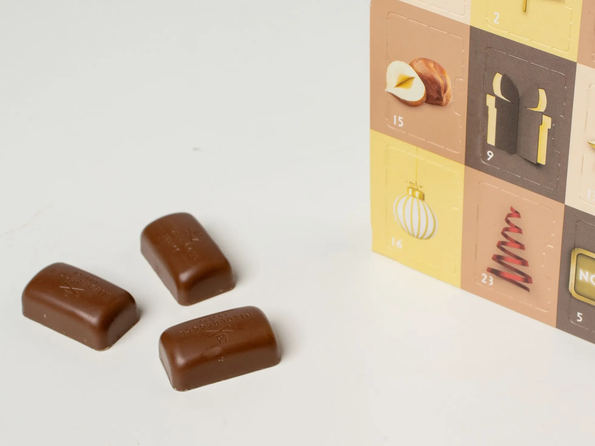 Adventskalender mit Nougat - Niederegger