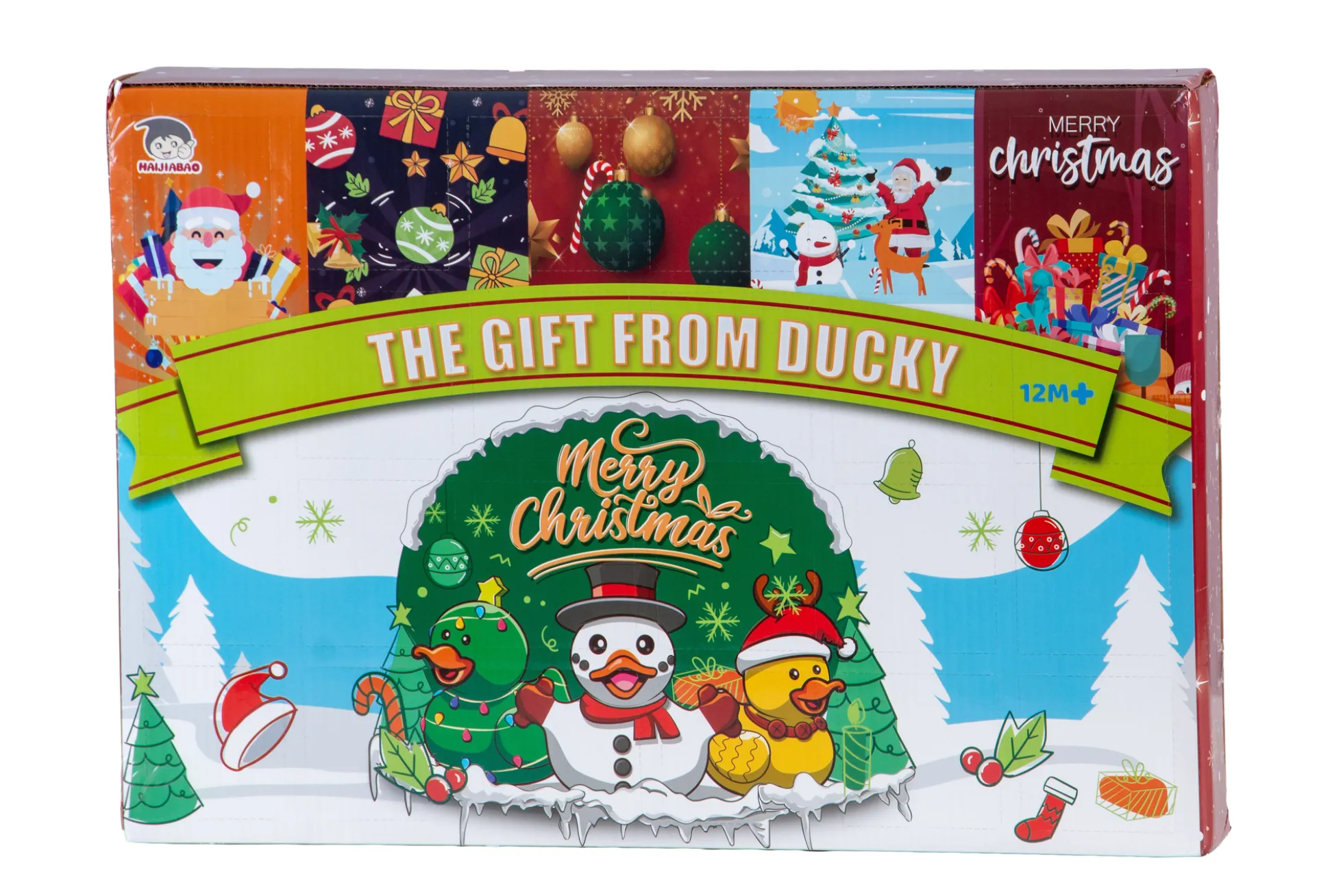 Adventskalender mit Quietscheenten