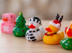 Adventskalender mit Quietscheenten