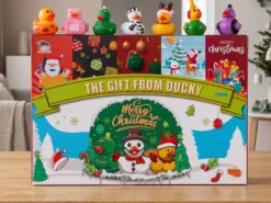 Adventskalender mit Quietscheenten