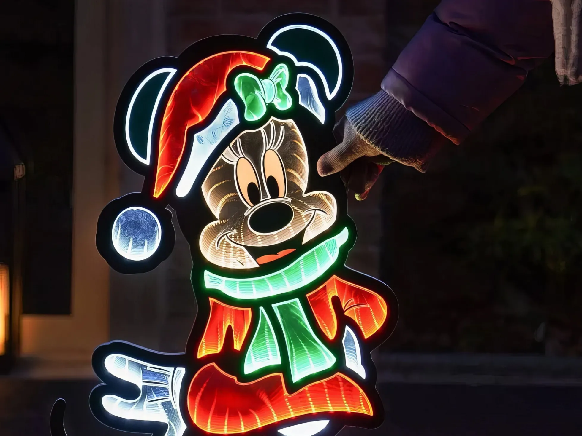 Außenbeleuchtung Minnie Maus
