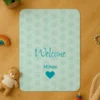 Babydecke mit eigenem Text