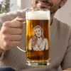 Bierkrug mit Gravur - Eigenes Foto