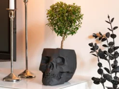 Blumentopf Totenkopf