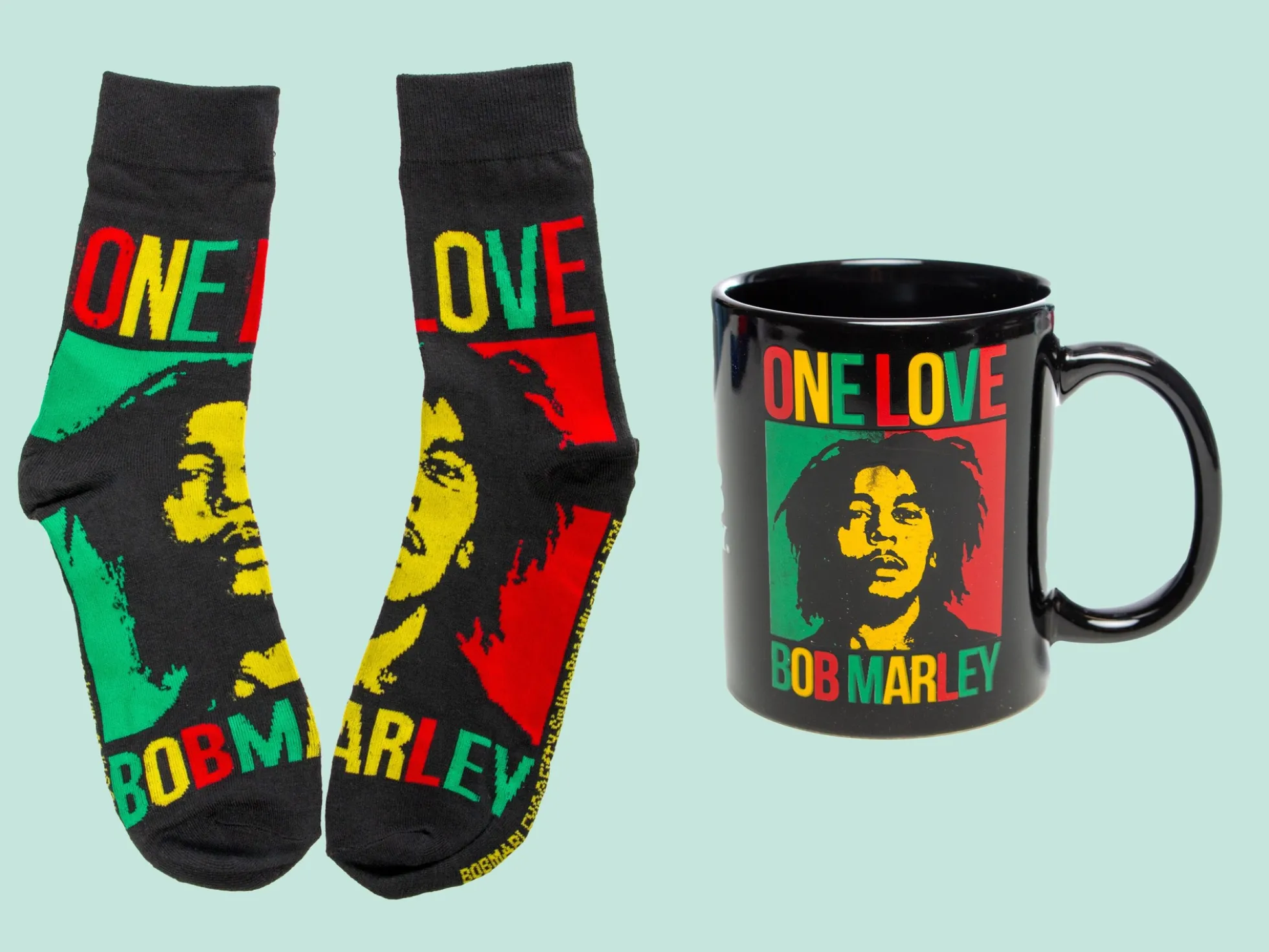 Bob Marley Tasse & Socken Geschenk-Set