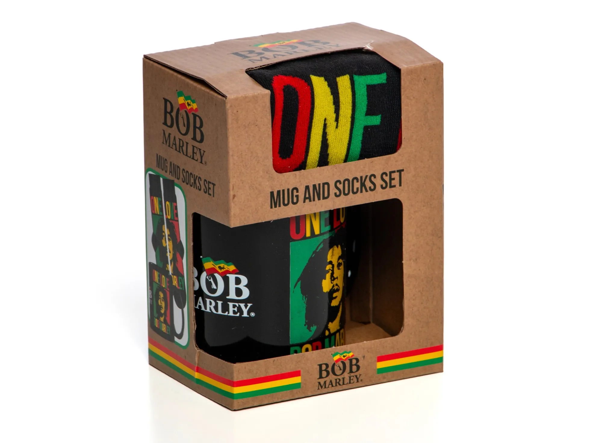 Bob Marley Tasse & Socken Geschenk-Set