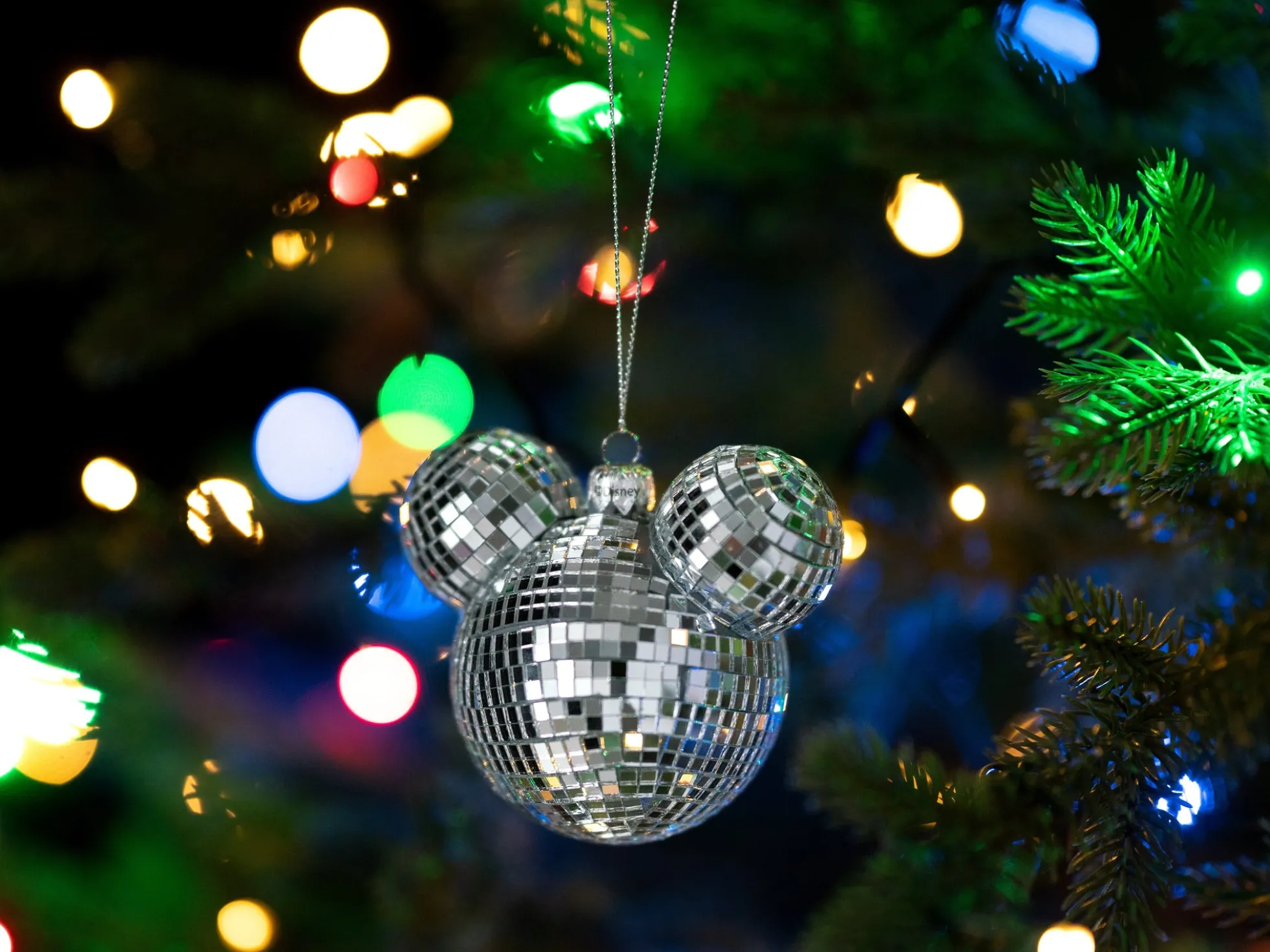 Christbaumkugel Micky Maus Discokugel