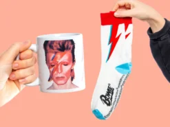 David Bowie Tasse & Socken Geschenk-Set
