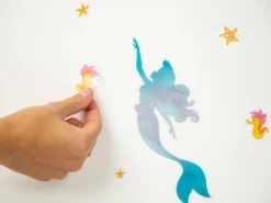 Die-kleine-Meerjungfrau-Lampe Mit Stickern