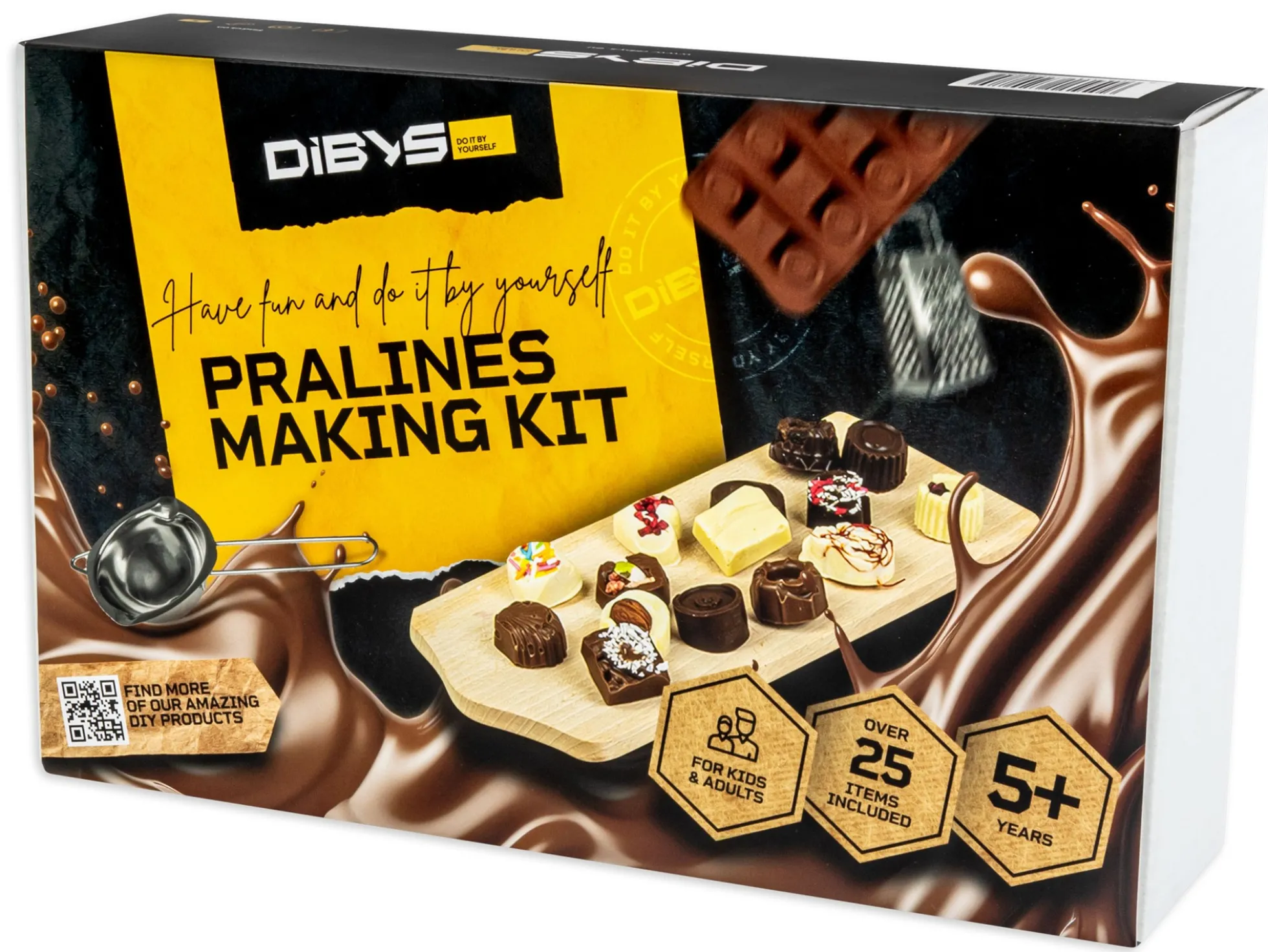 DIY-Set für Schokoladenpralinen