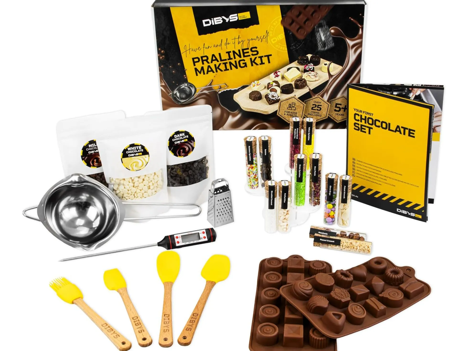 DIY-Set für Schokoladenpralinen