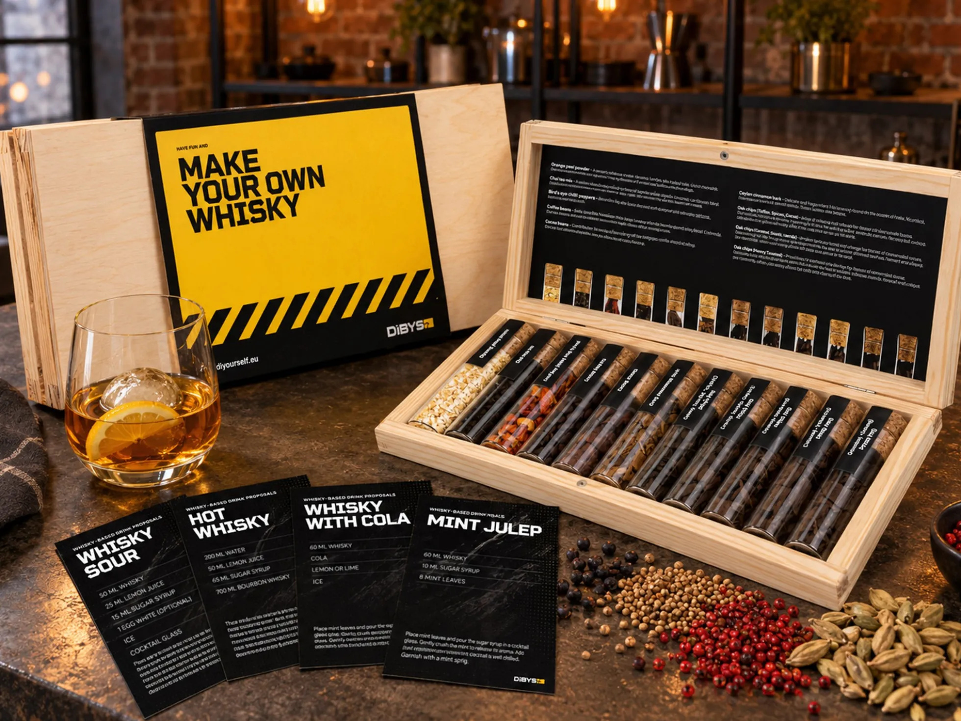DIY Whisky Geschenkbox