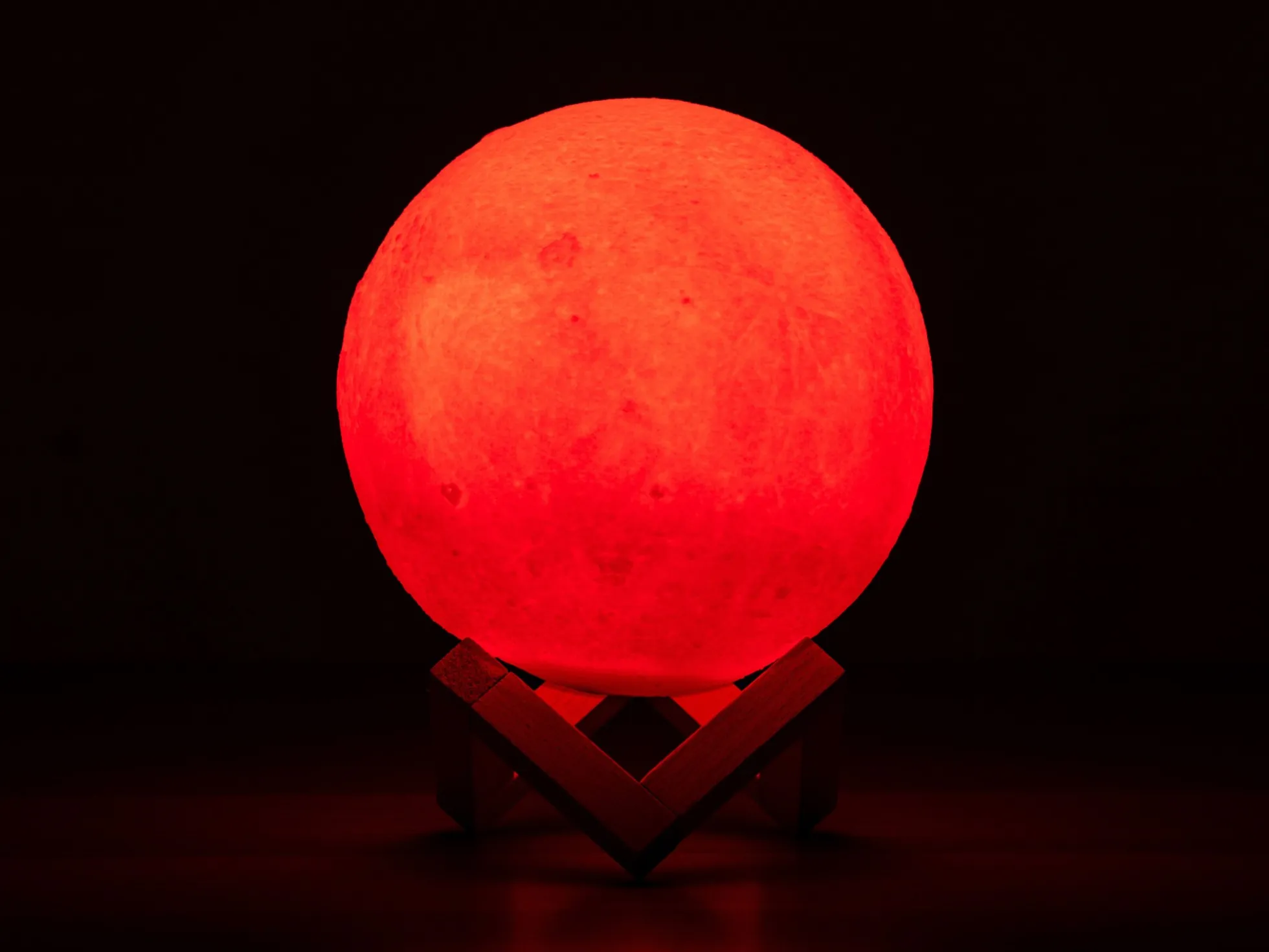 3D-Mondlampe - 15 cm - 16 Farben - Spralla