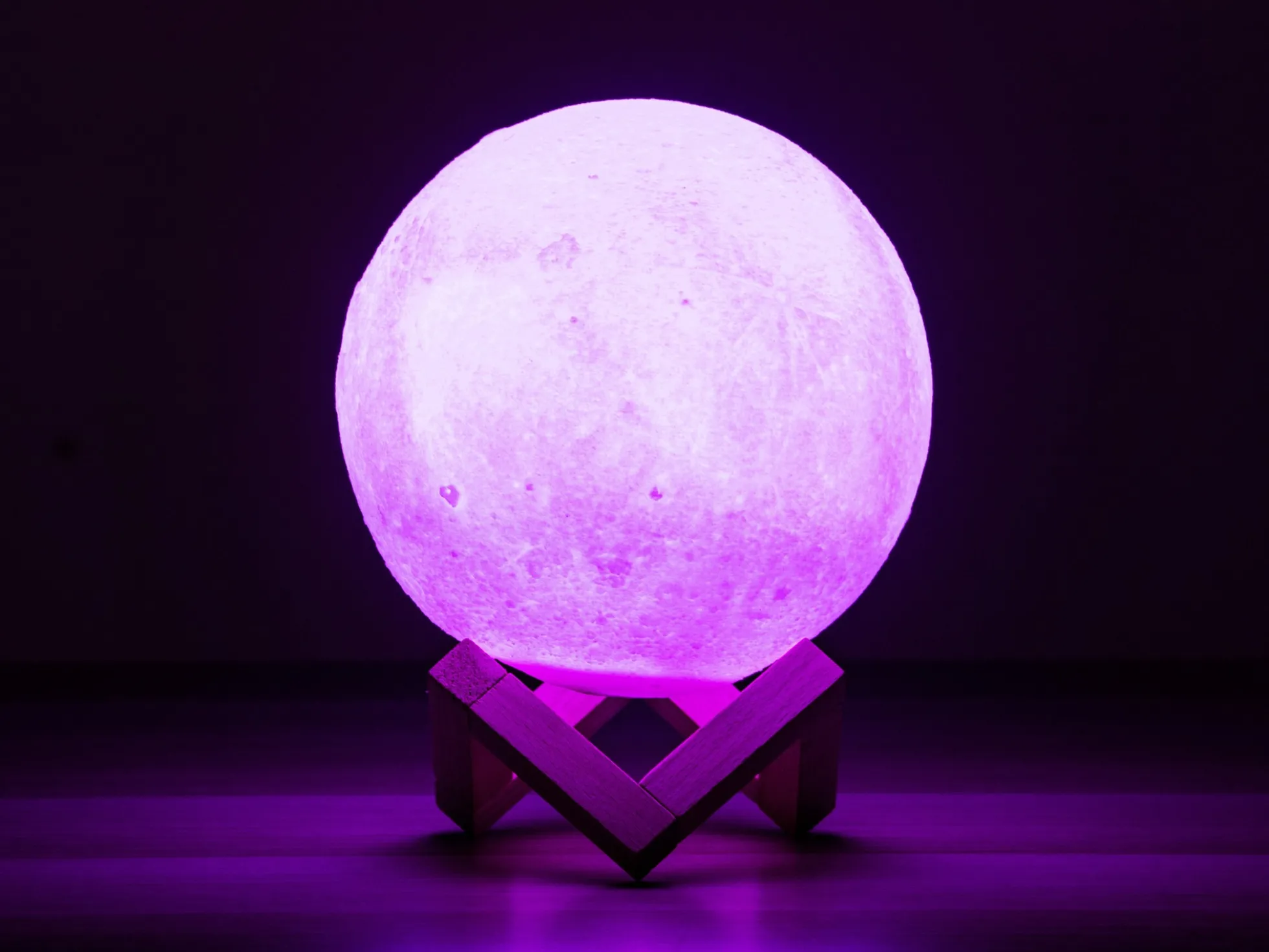 3D-Mondlampe - 15 cm - 16 Farben - Spralla
