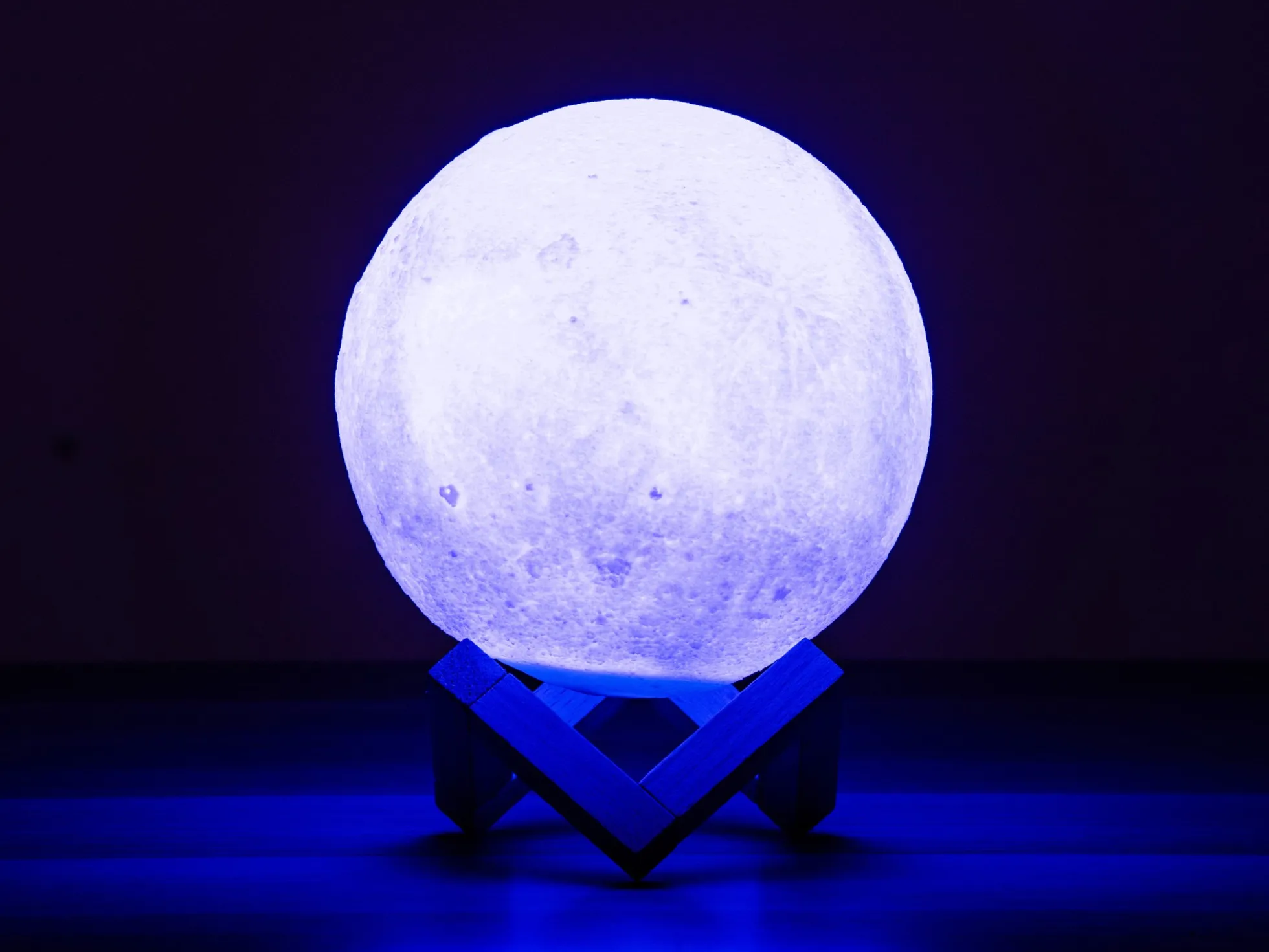 3D-Mondlampe - 15 cm - 16 Farben - Spralla