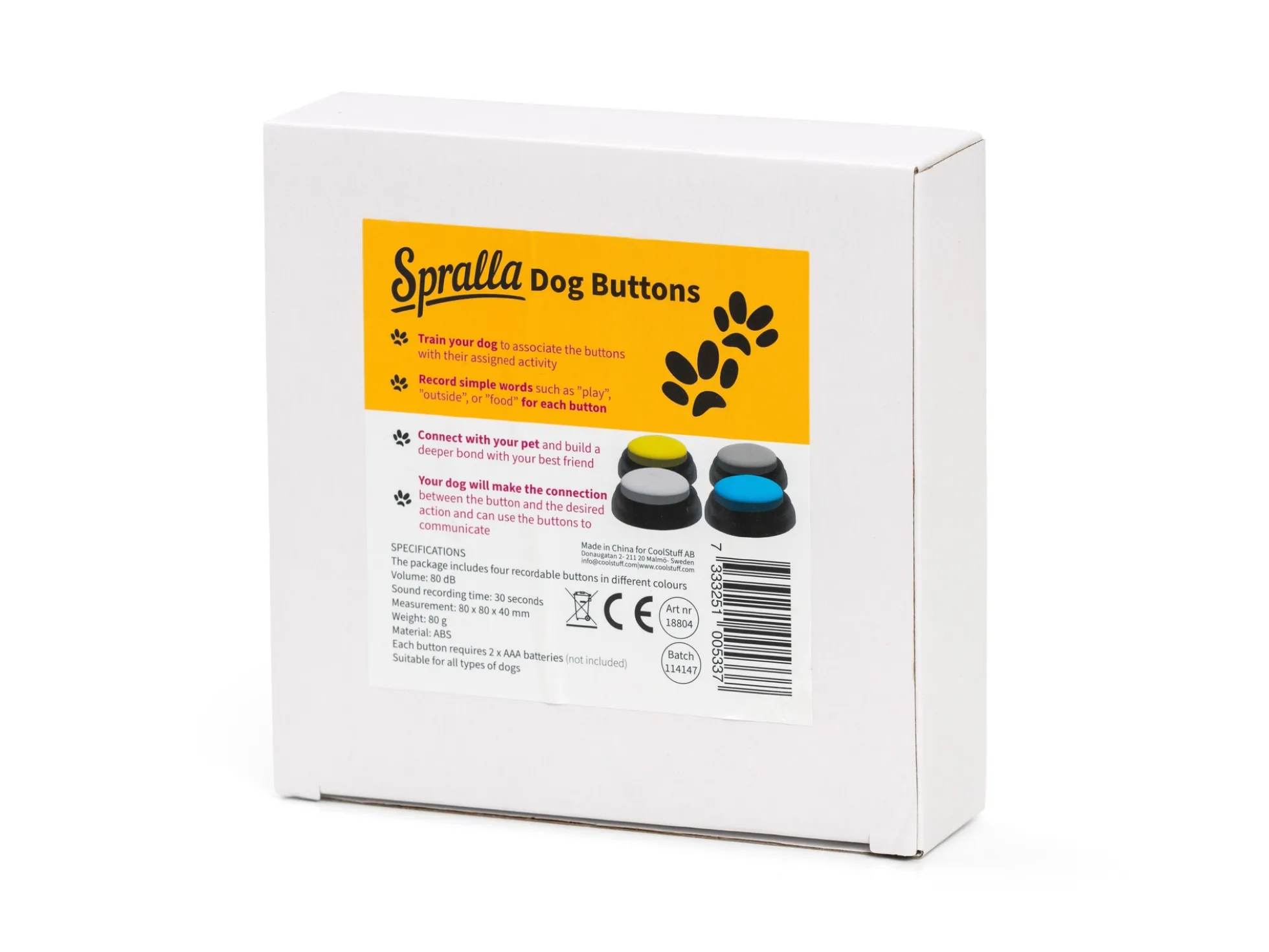 Einspielbare Kommandotasten Für Hunde - Spralla
