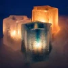 Eissterne-Sternförmige Windlichter