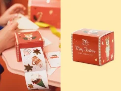 Etiketten und Aufkleber für Weihnachten