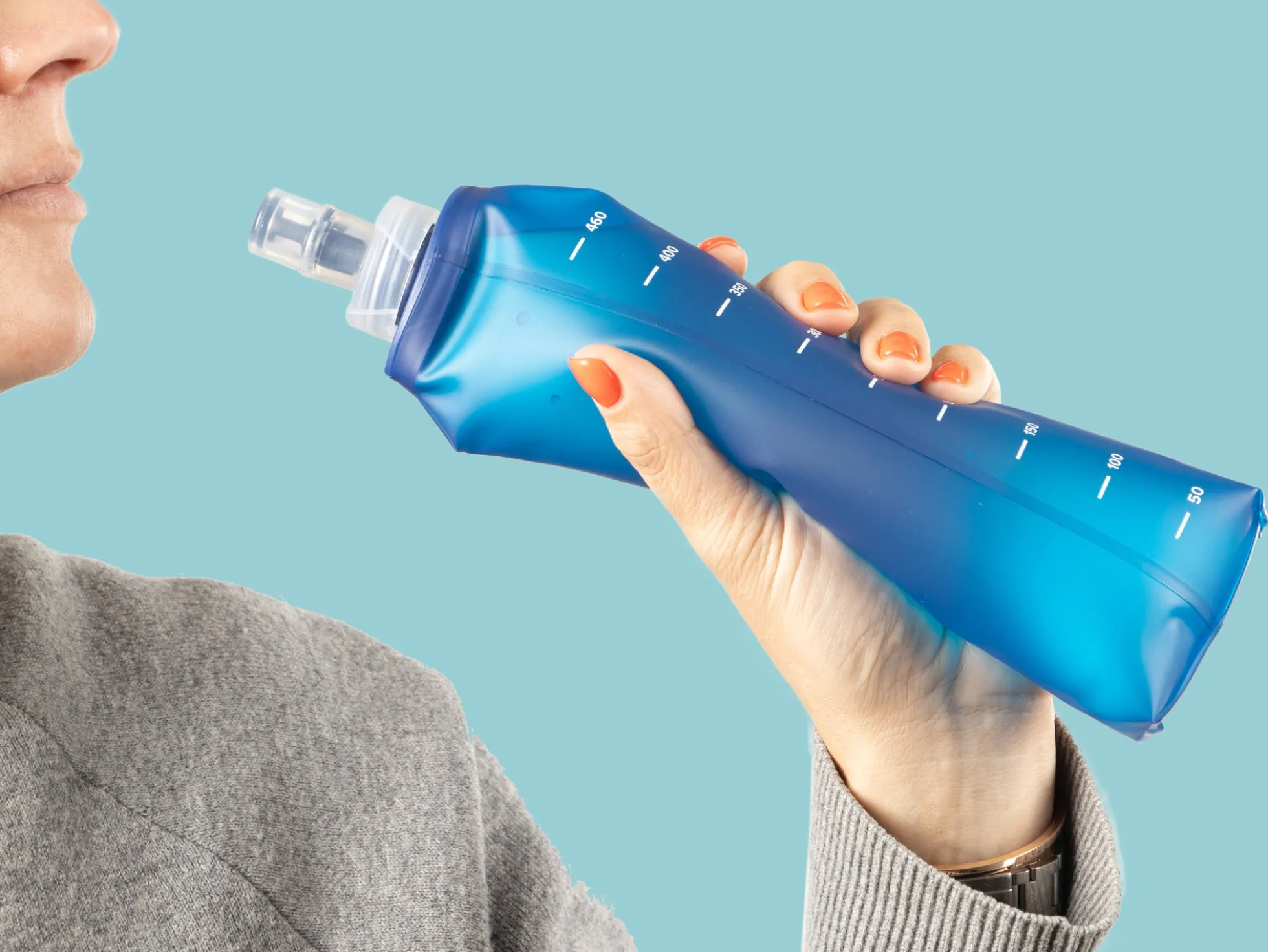 Flexible Wasserflasche