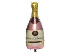 Folienballon Champagnerflasche Rosé