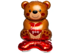 Folienballon Teddybär I Love You