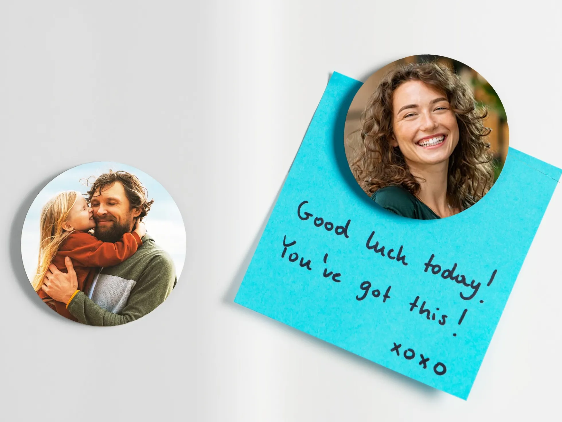 Fotomagnete 4er-Pack – Rund