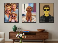 Fotoposter mit KI Druck