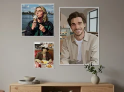 Fotoposter mit KI Druck