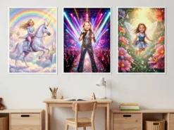 Fotoposter mit Kindermotiv