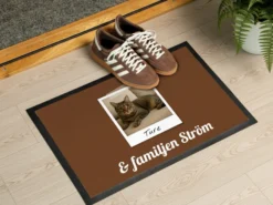 Fußmatte mit eigenem Text