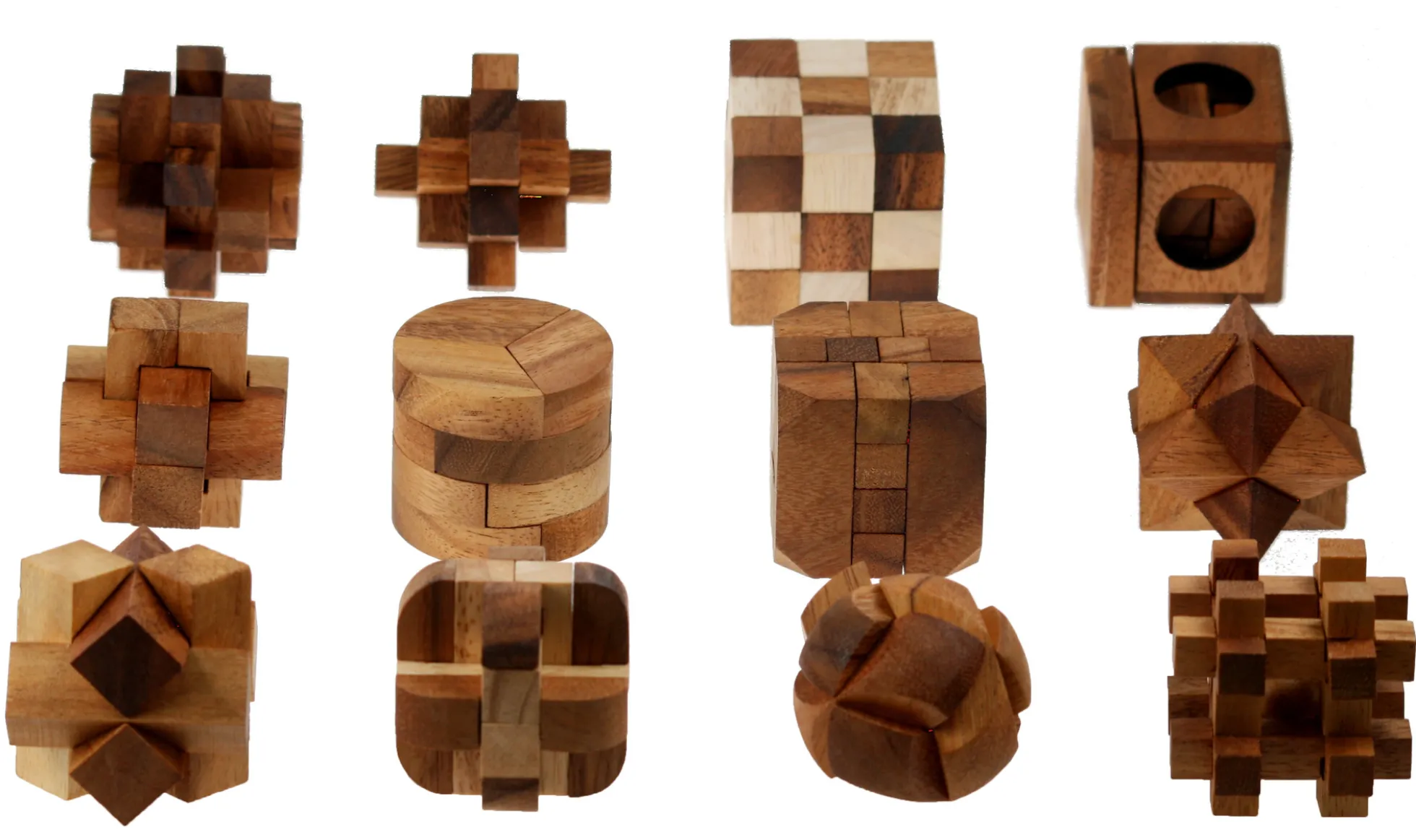 Geduldsspiele aus Holz