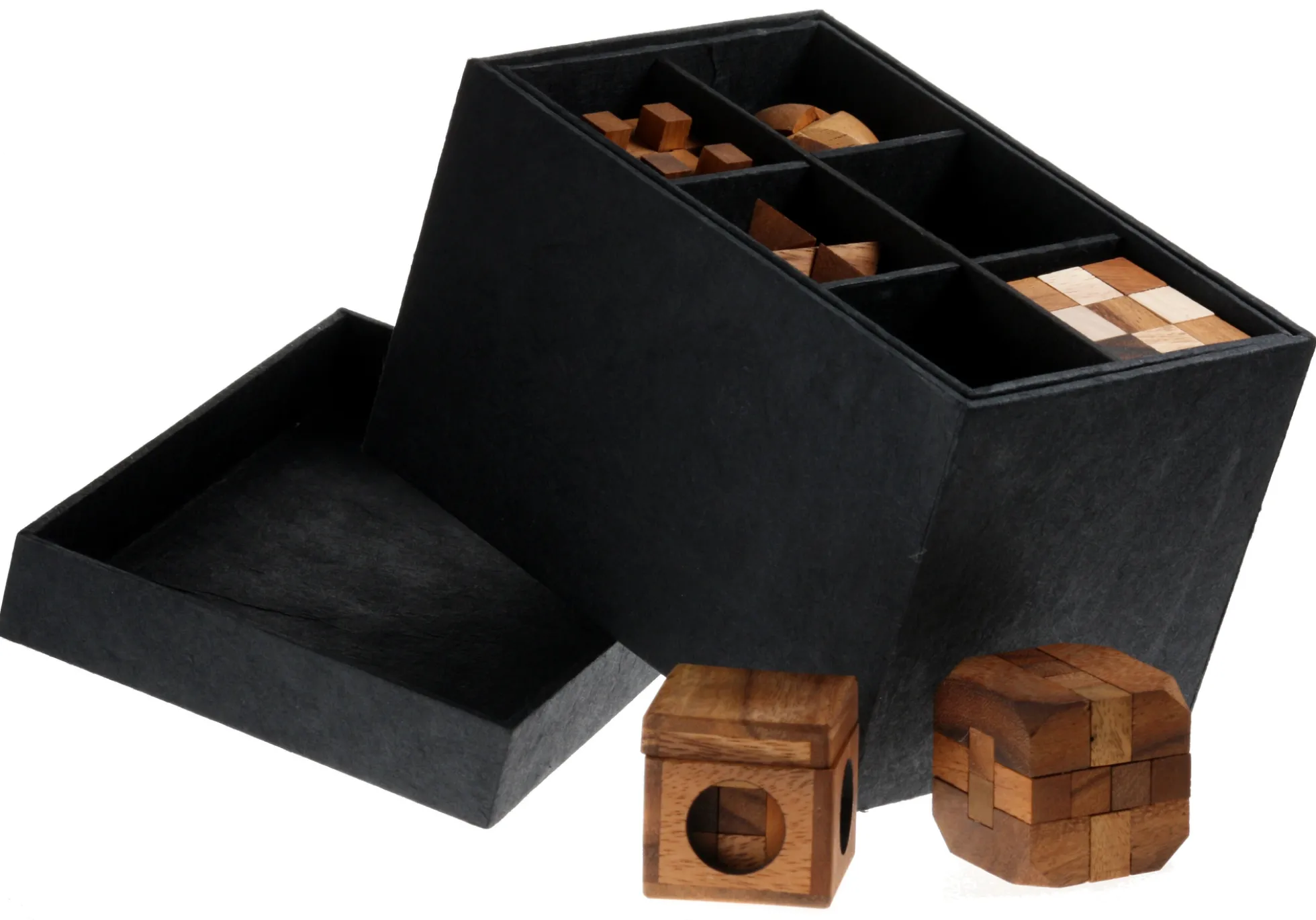 Geduldsspiele aus Holz