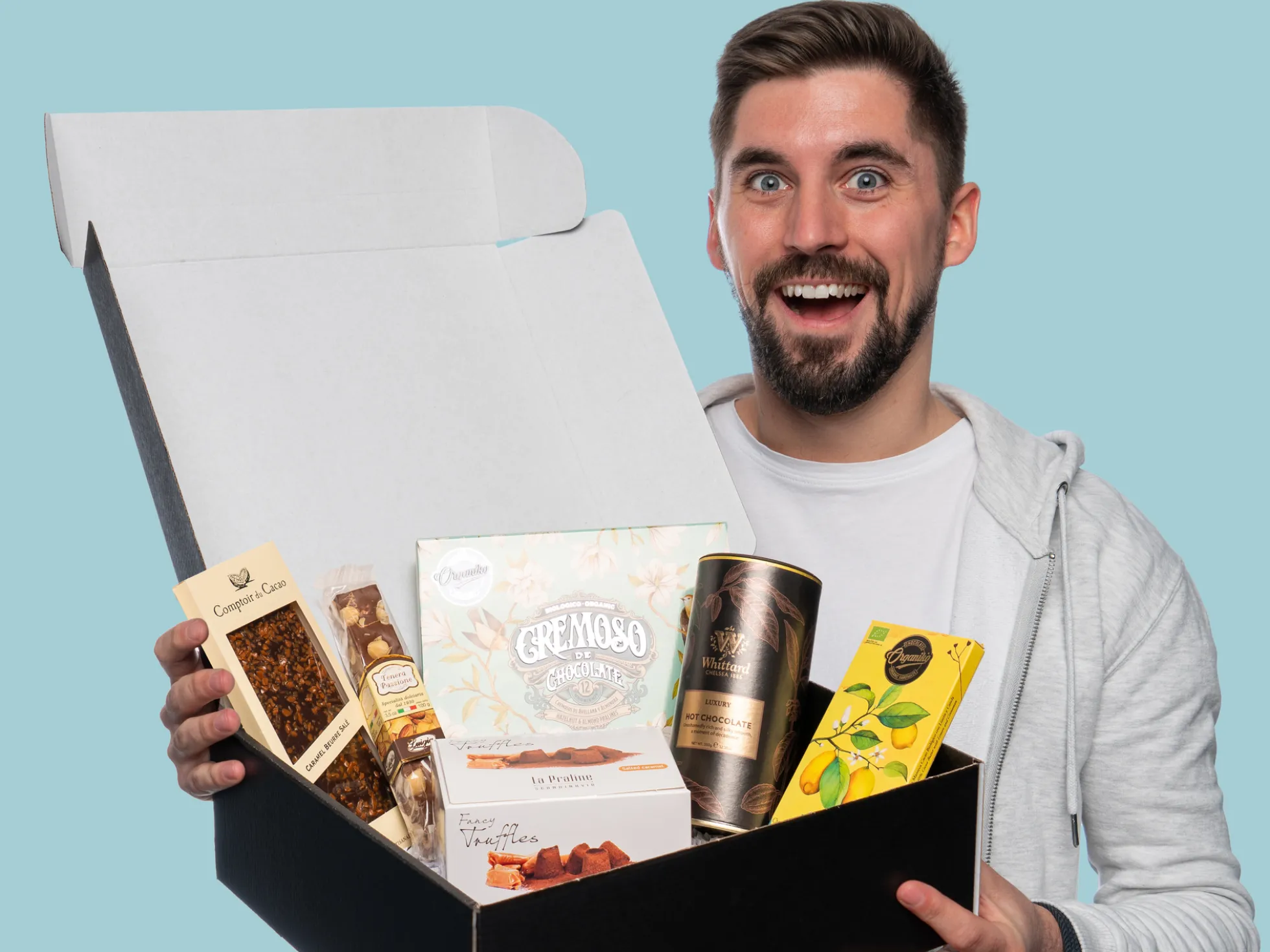 Geschenkbox für Schokoladenliebhaber