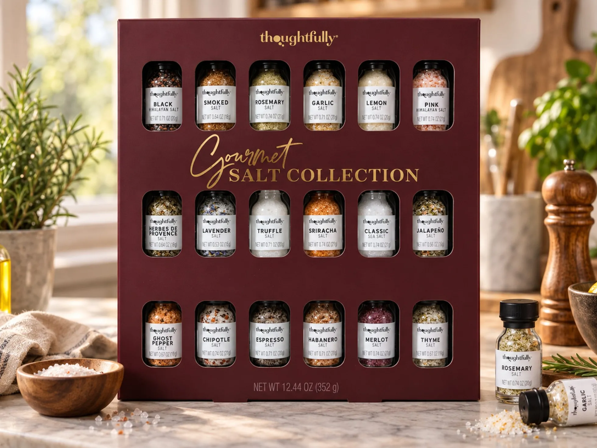 Geschenkbox Gourmet-Salzkollektion - Thoughtfully