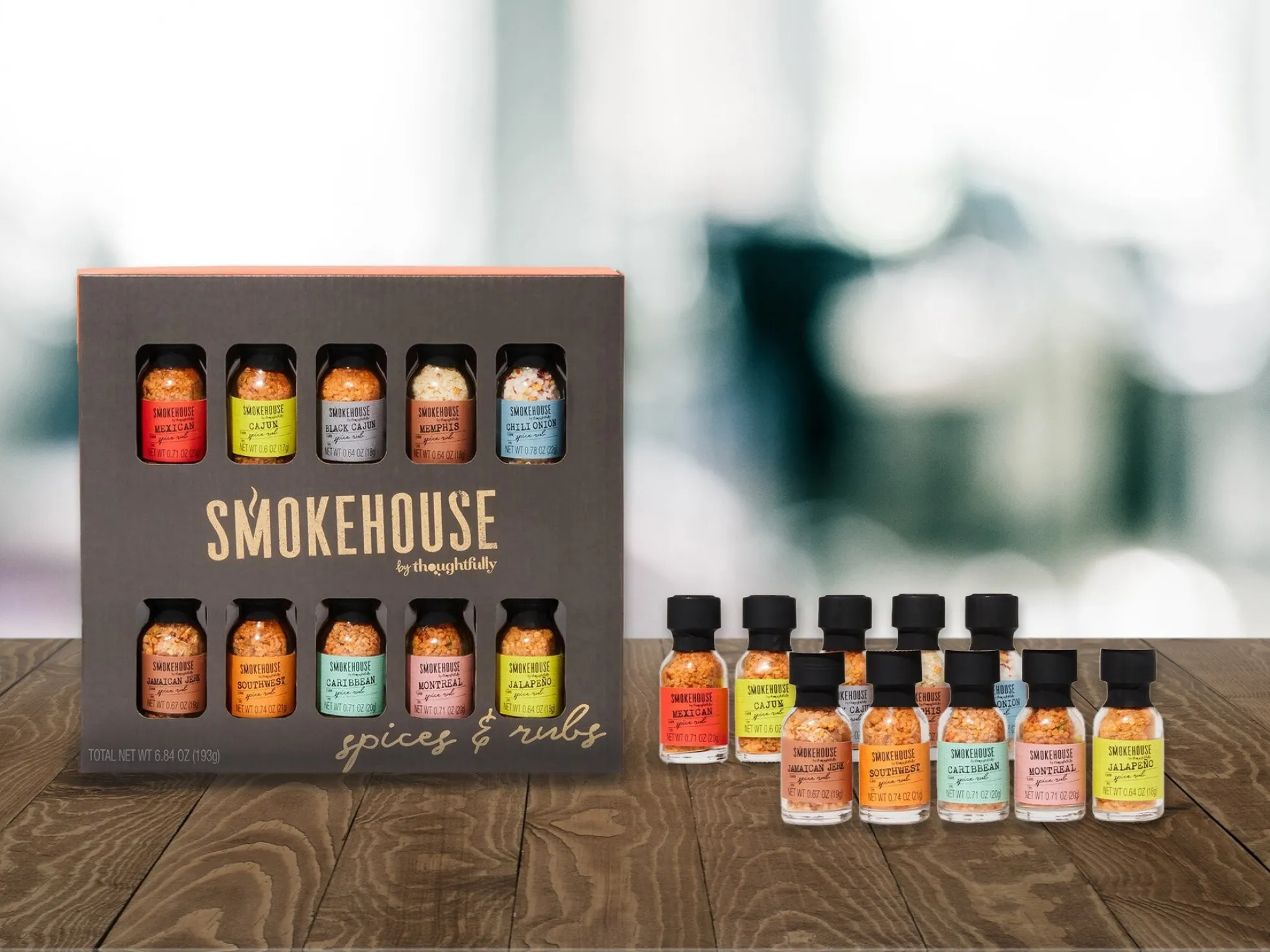 Geschenkbox mit Grillgewürzen 10er-Pack – Thoughtfully