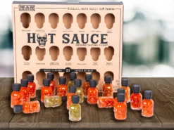 Geschenkbox mit scharfen Soßen: Inferno Tasting Flight – Thoughtfully