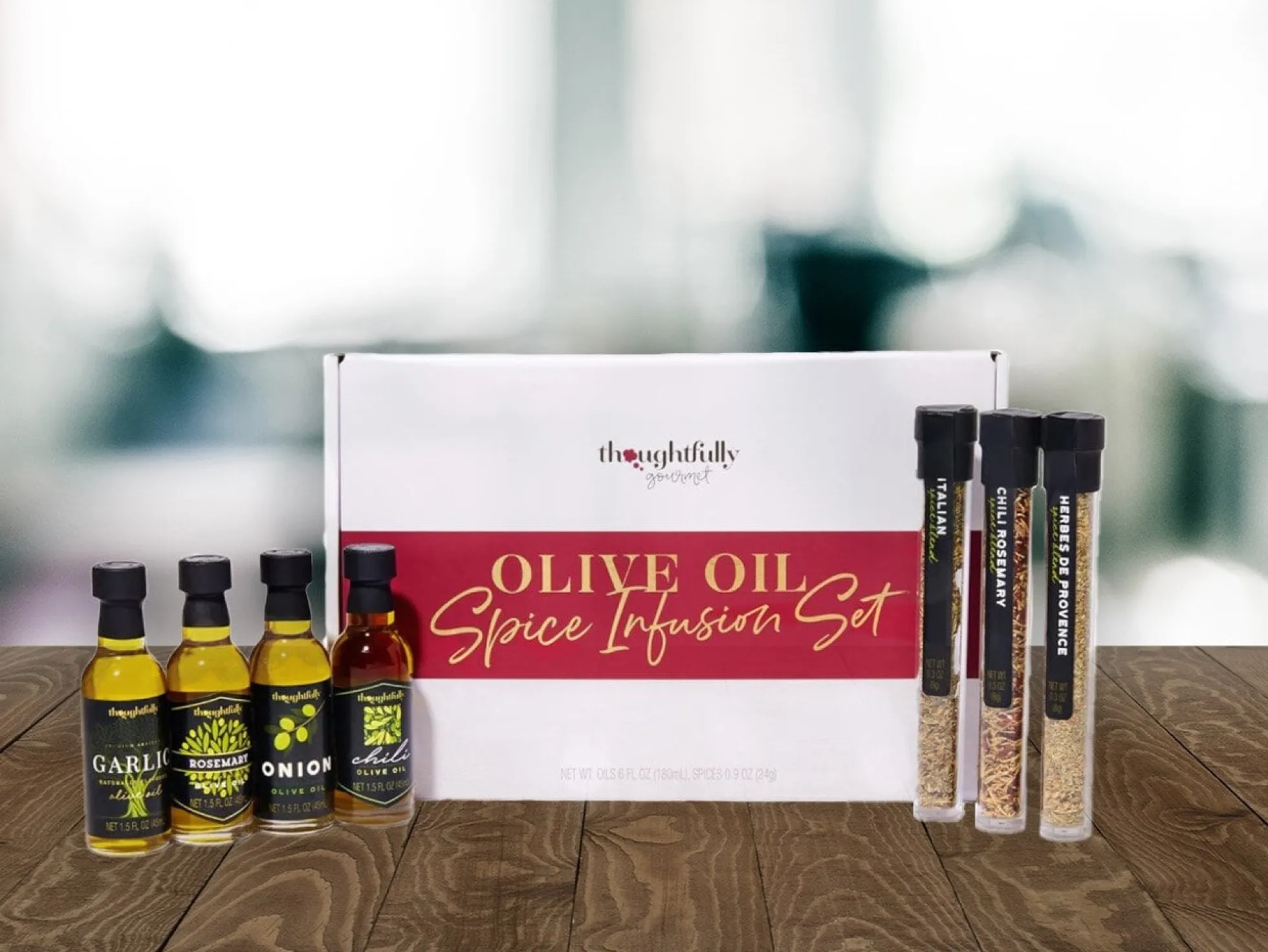 Geschenkbox Olive Oil Spice Infusion Set – Thoughtfully