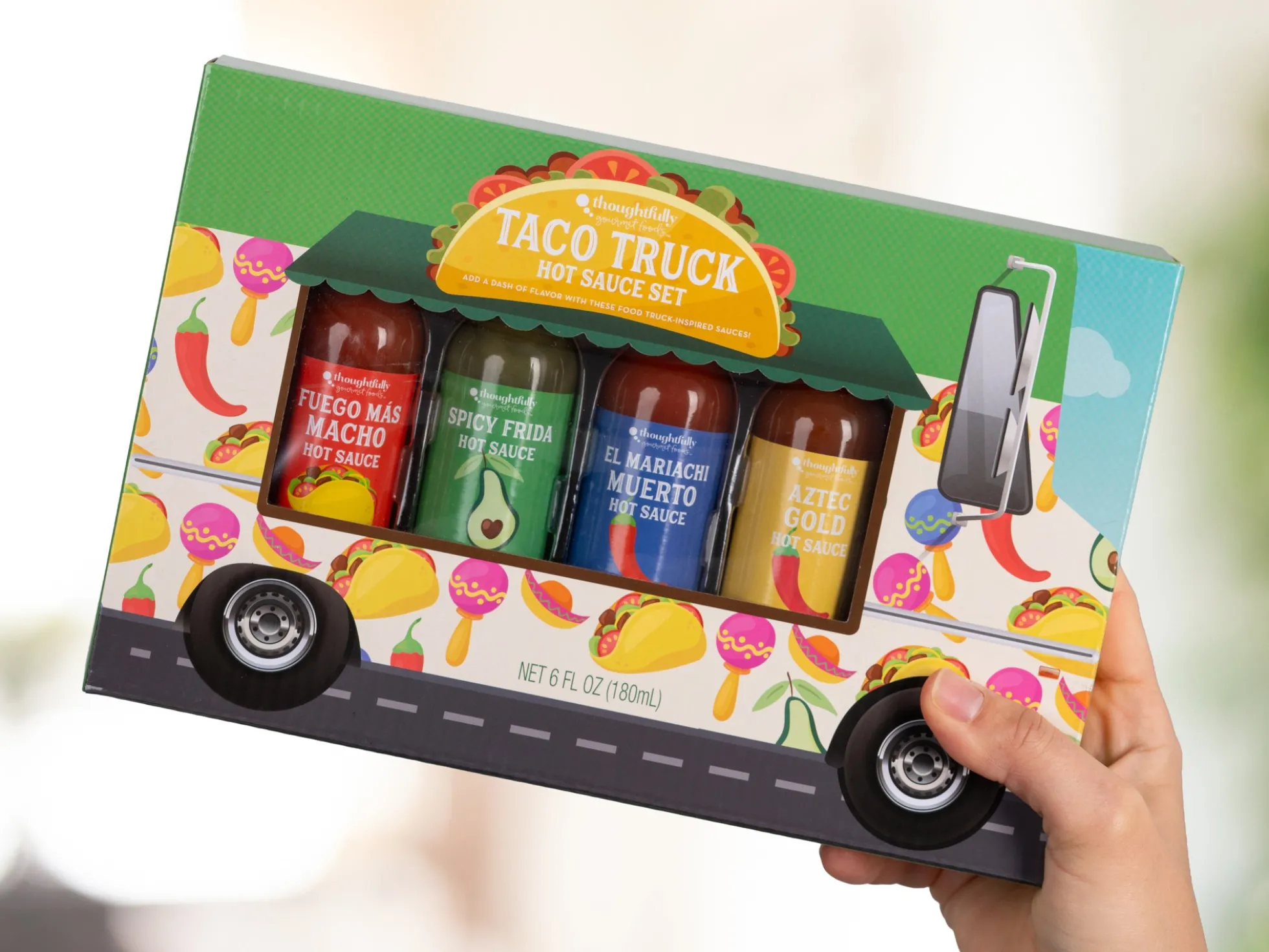 Geschenkbox Taco Truck Hot Sauce Set – Thoughtfully