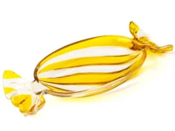Glasschale Karamell